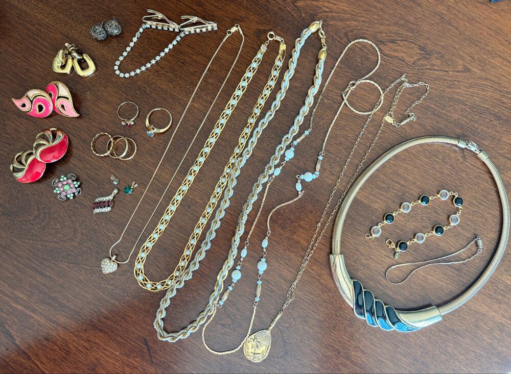 Vintage Estate Costume Jewelry Lot – Trifari, Avon, Iberia & More